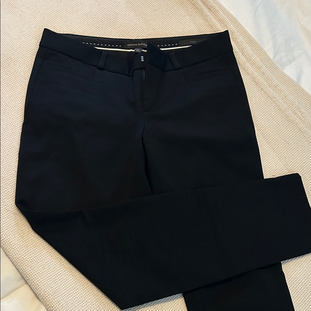 Banana Republic Black Straight Leg Pants